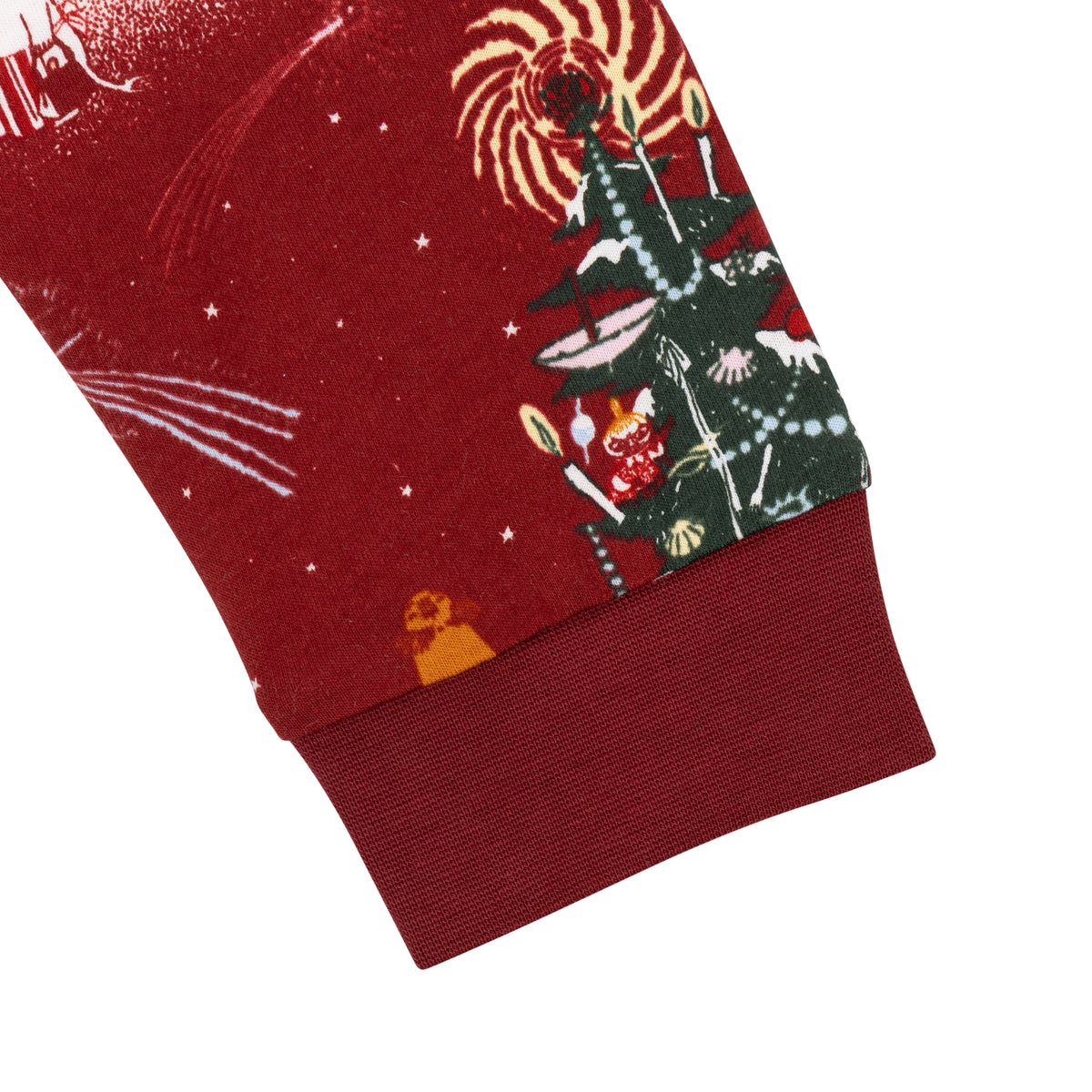 Moomin Yule Night Kids Pyjamas Red - The Official Moomin Shop
