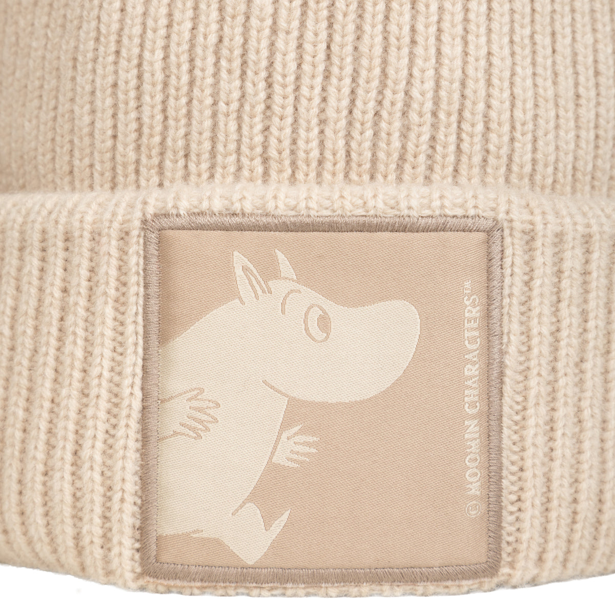 Moomintroll Knitted Beanie Beige - The Official Moomin Shop