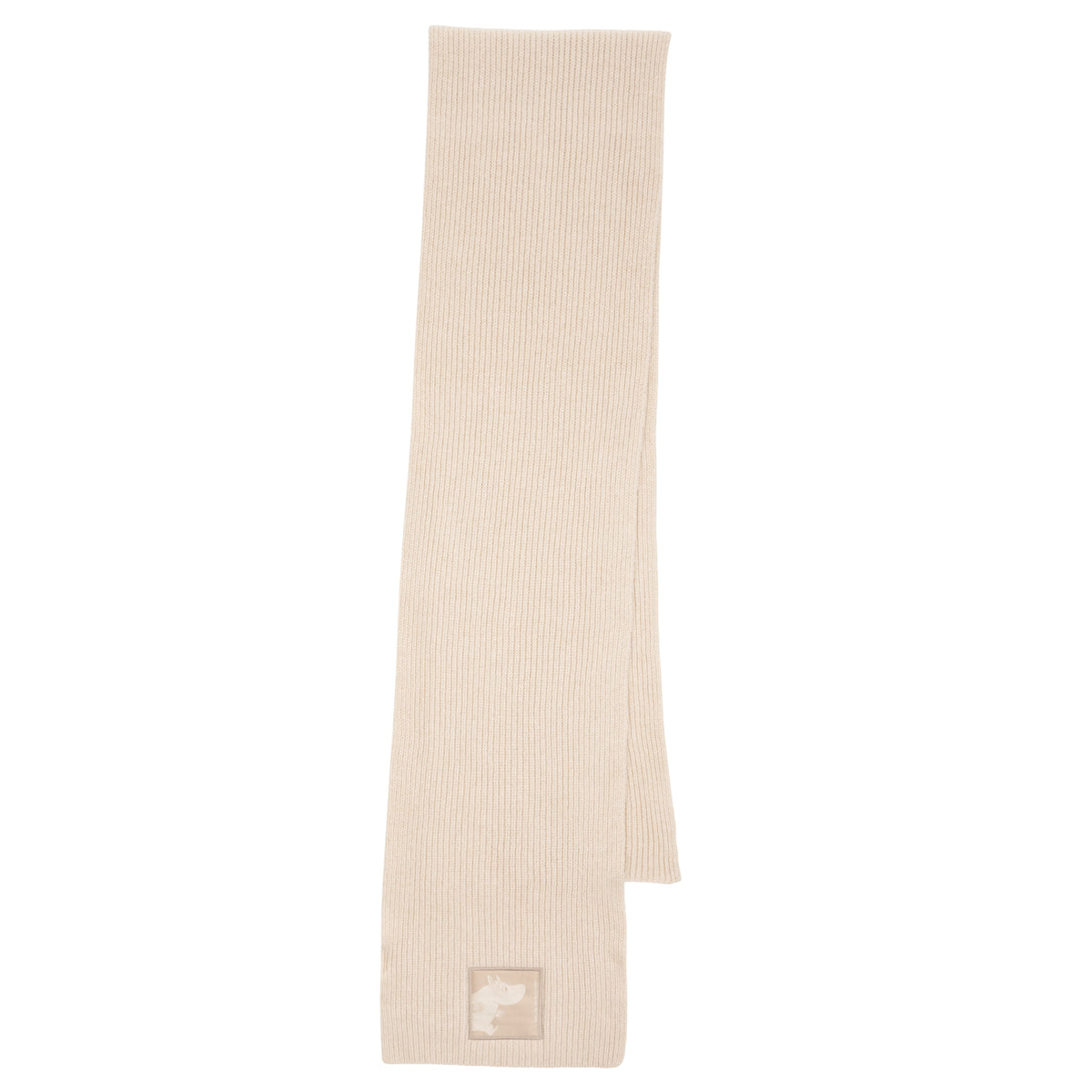 Moomintroll Knitted Scarf Beige - The Official Moomin Shop