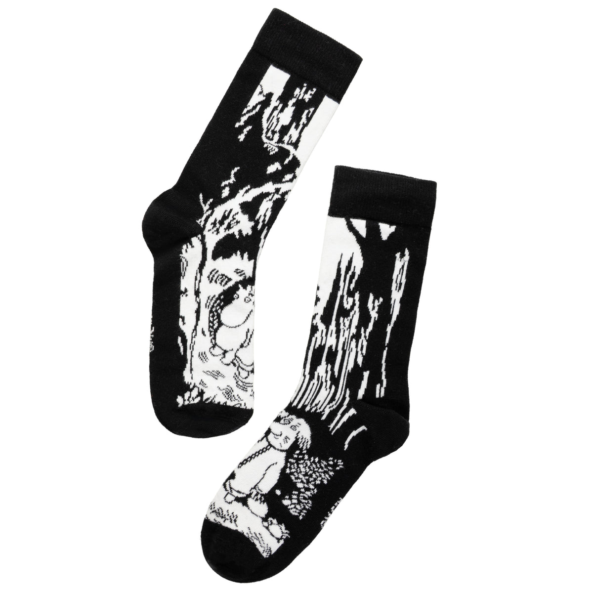Moominpappa First Friend Socks Gift Set 2-pack Black - The Official Moomin Shop