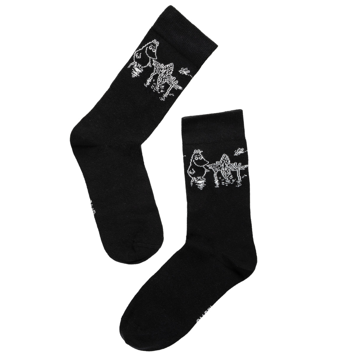 Moominpappa First Friend Socks Gift Set 2-pack Black - The Official Moomin Shop