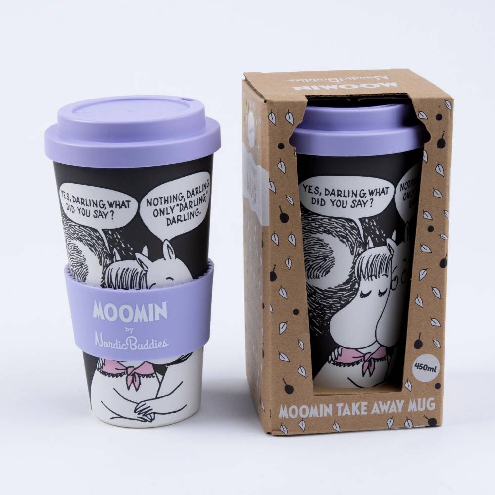 Moomin Darling Take-Away Mug Black - The Official Moomin Shop