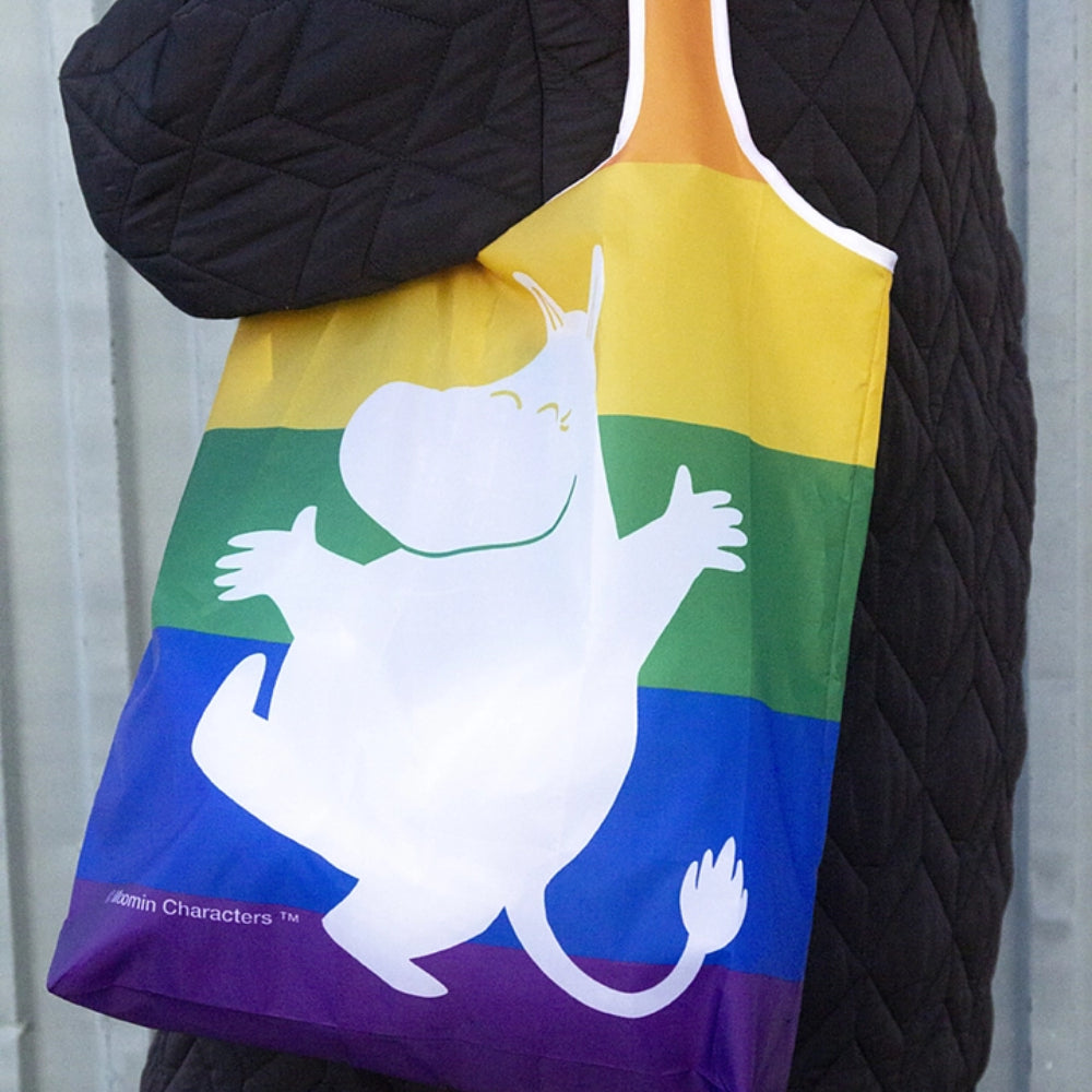 Moomintroll Rainbow Shopping Bag - Pluto Design - The Official Moomin Shop