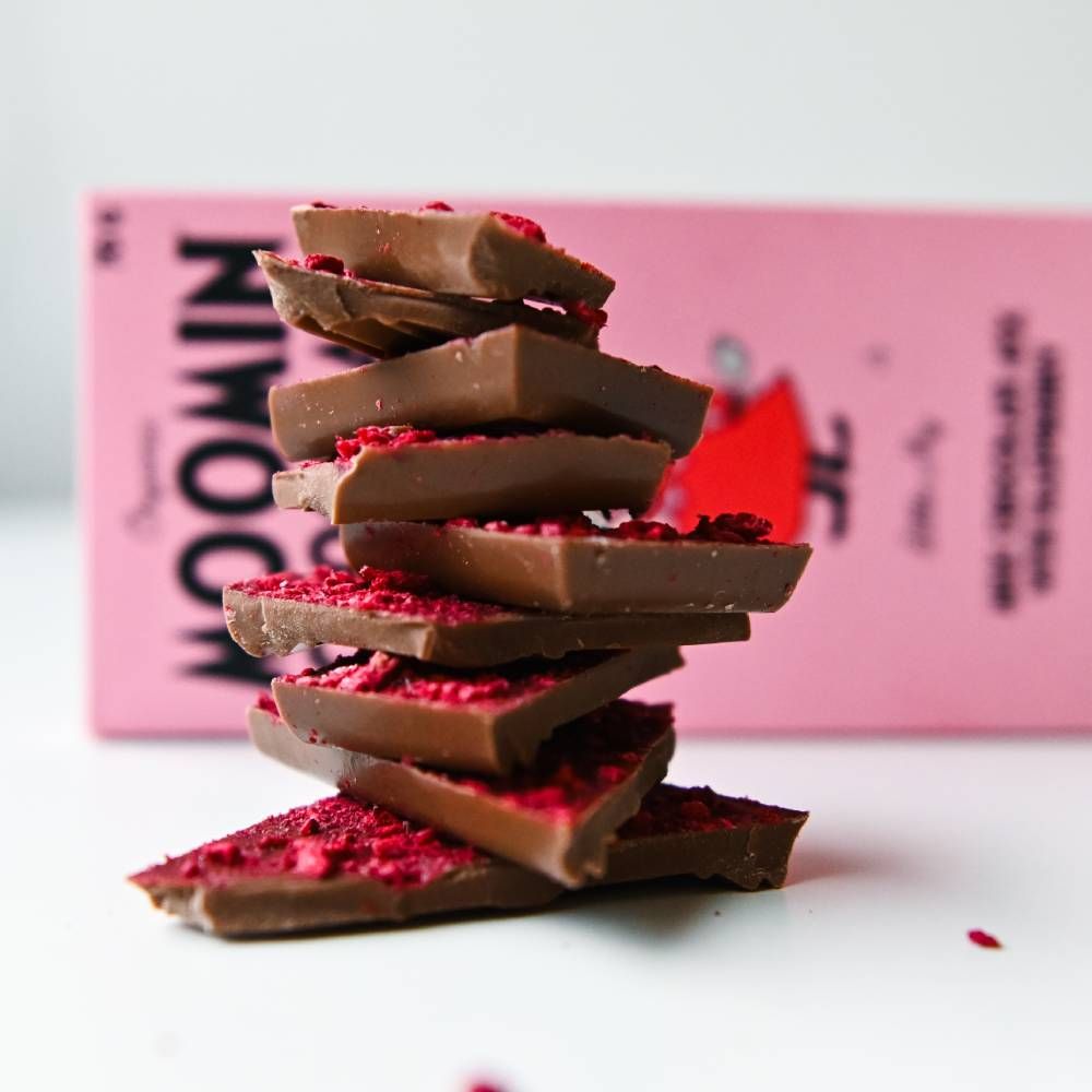 Little My Milk Chocolate with Raspberry 70g - The Official Moomin Shop