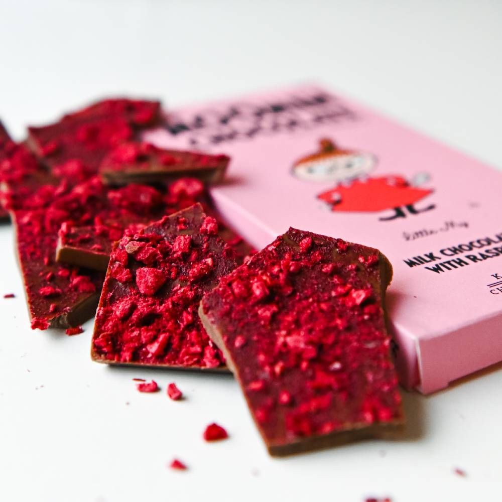 Little My Milk Chocolate with Raspberry 70g - The Official Moomin Shop