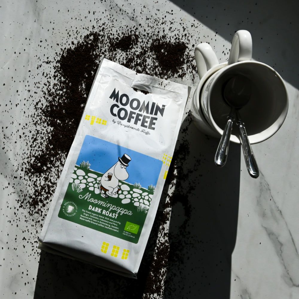 Coffee Medium, Dark Roast &amp; Hazelnut 3-set - Bergstrands Kafferosteri - The Official Moomin Shop