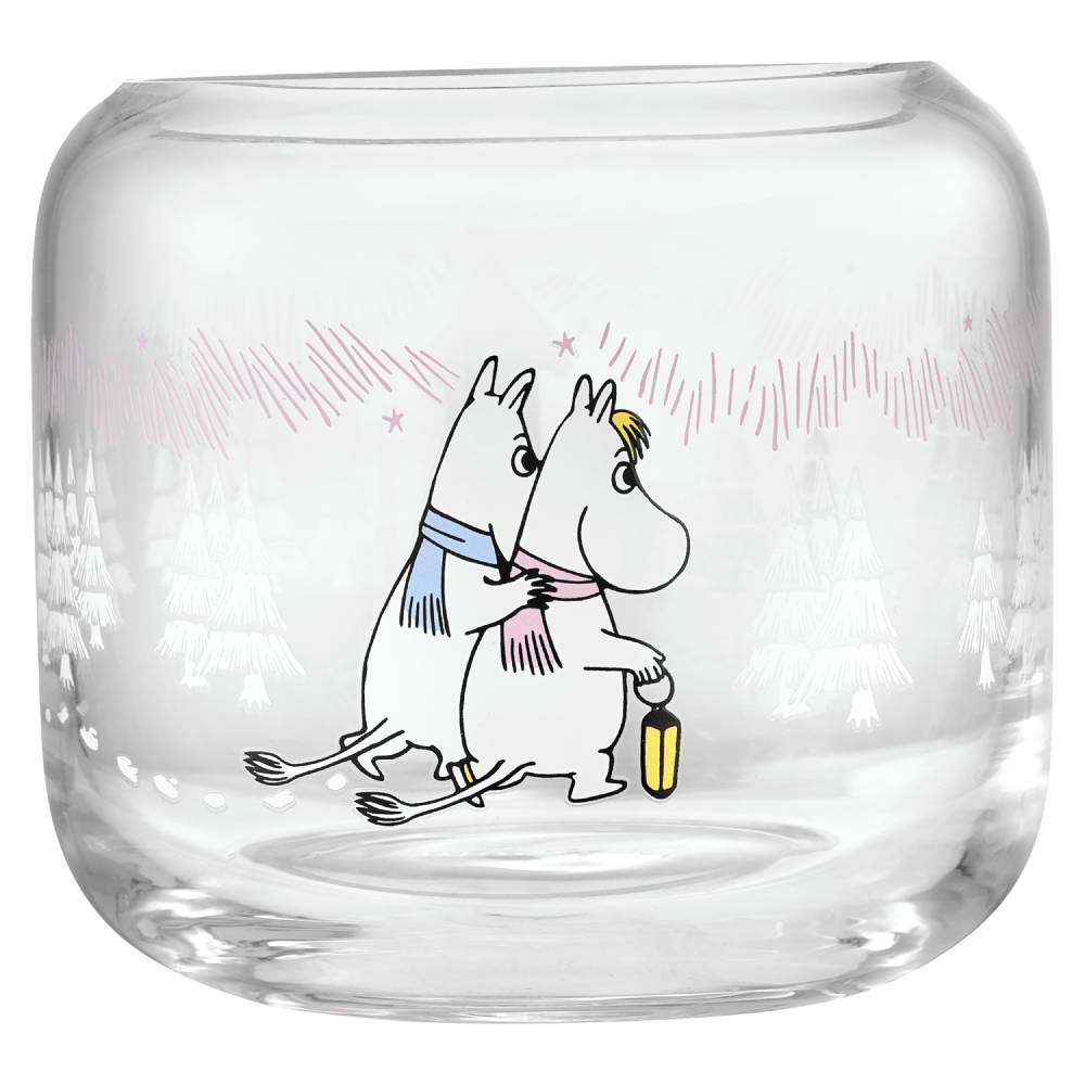 Moomin Frosty Day Candle Holder 8cm - The Official Moomin Shop