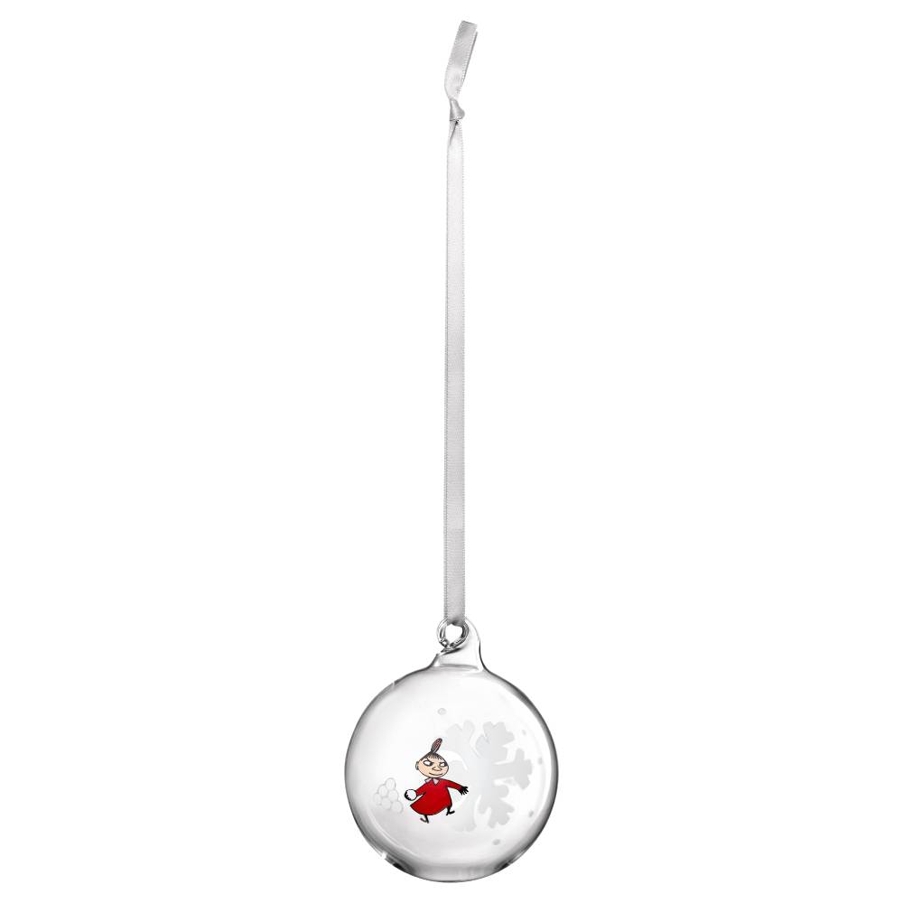 Moomin Snowflake Glass Bauble 7cm - The Official Moomin Shop