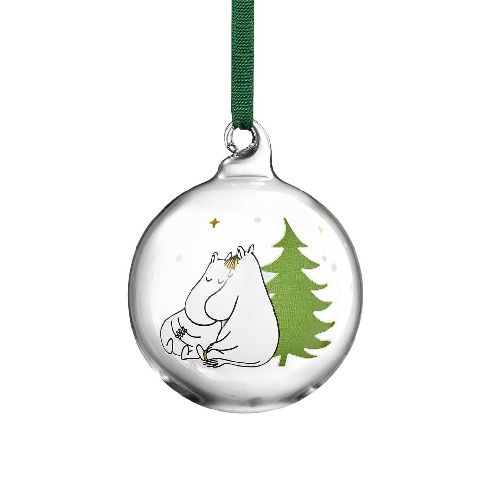 Moomin Spruce Glass Bauble 7cm - The Official Moomin Shop