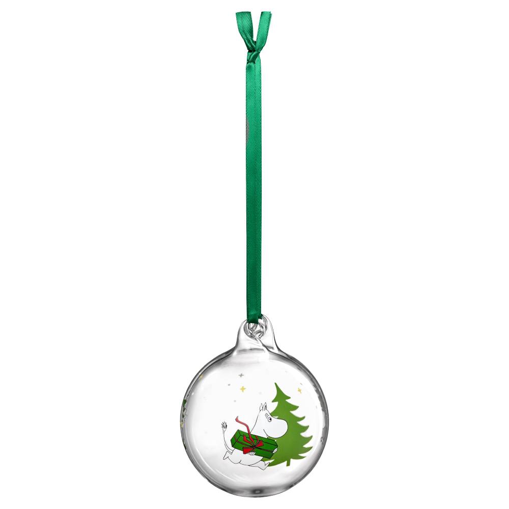 Moomin Spruce Glass Bauble 9cm - The Official Moomin Shop