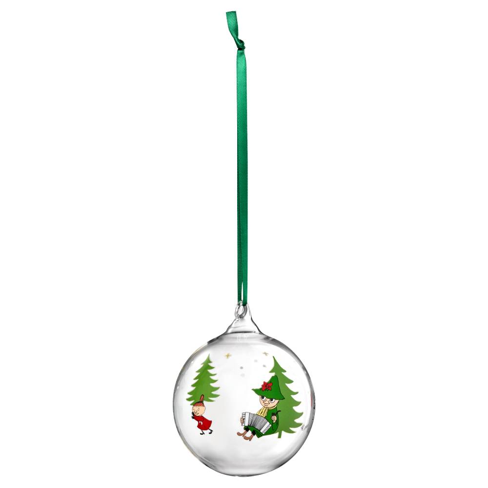 Moomin Spruce Glass Bauble 9cm - The Official Moomin Shop