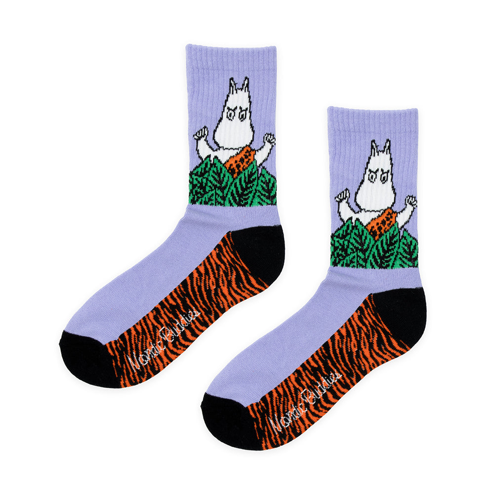 Moomin 80 Retro Socks 36-42 Violet - Nordicbuddies - The Official Moomin Shop