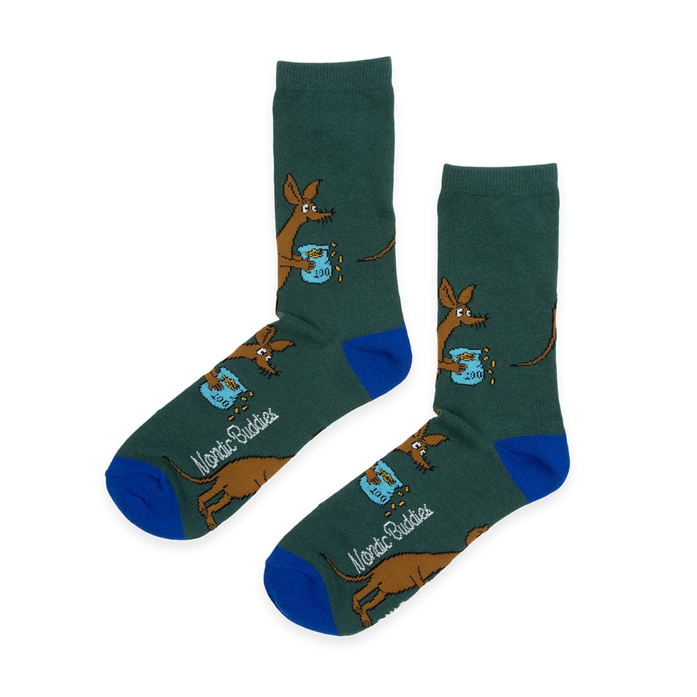 Sniff's Business Socks 40-45 Darkgreen - Nordicbuddies - The Official Moomin Shop