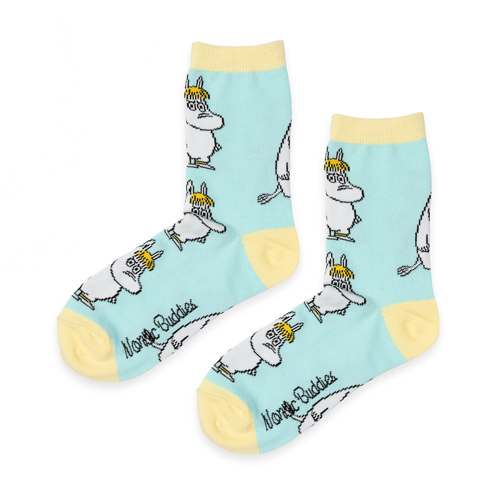 Snorkmaiden Socks 36-42 Turquoise - Nordicbuddies - The Official Moomin Shop