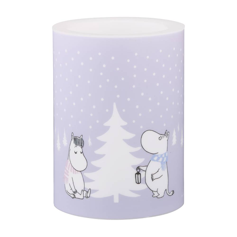 Moomin Snowfall LED Candle 10cm - The Official Moomin Shop