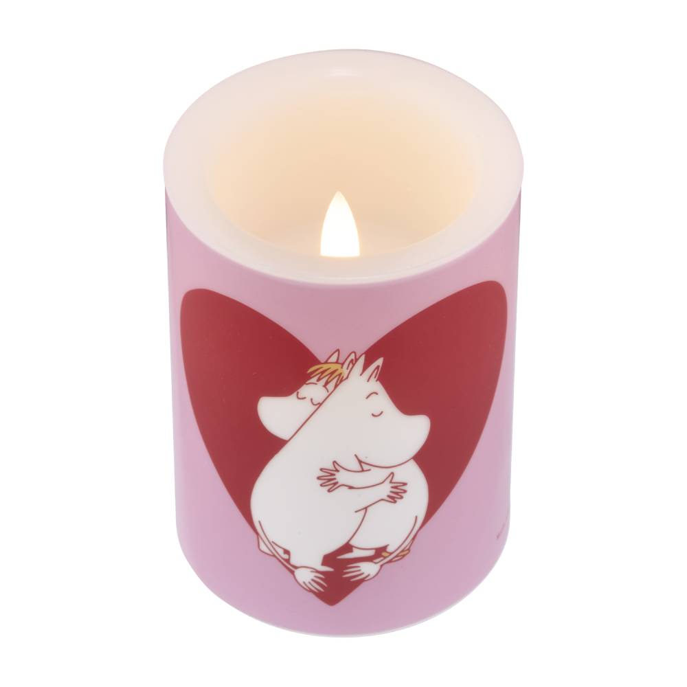 Moomin Heart LED Candle 10cm - The Official Moomin Shop
