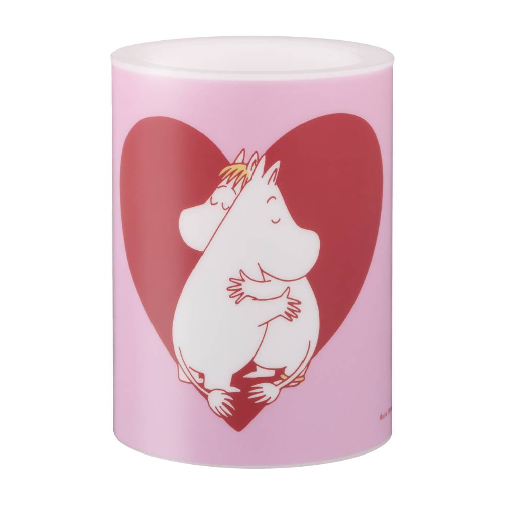 Moomin Heart LED Candle 10cm - The Official Moomin Shop