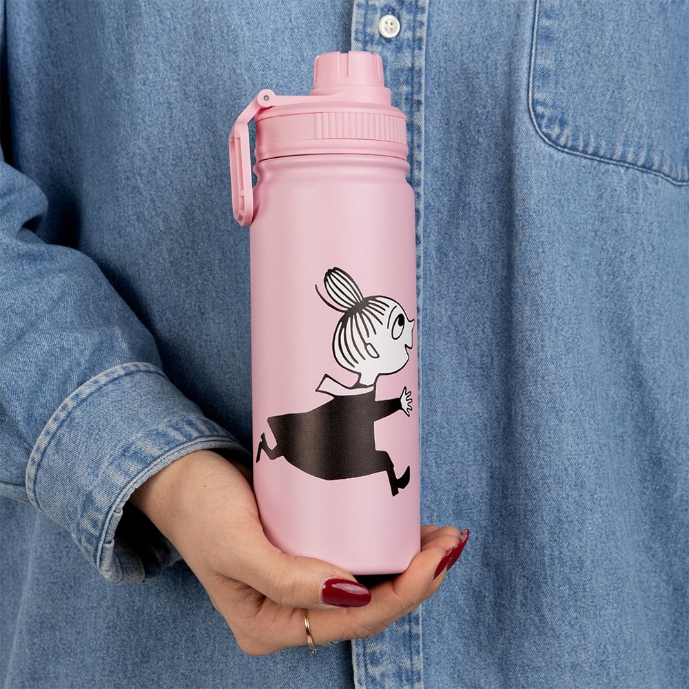 Little My Thermal Everyday Bottle Light Pink - Nordicbuddies - The Official Moomin Shop