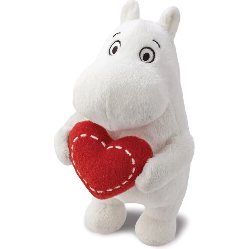 Moomintroll Heart Plush - Aurora World - The Official Moomin Shop