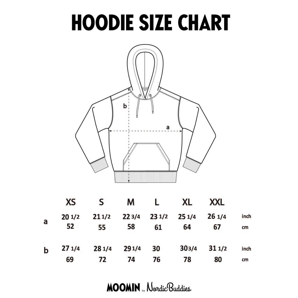 Moomintroll Angry Hoodie Black - The Official Moomin Shop