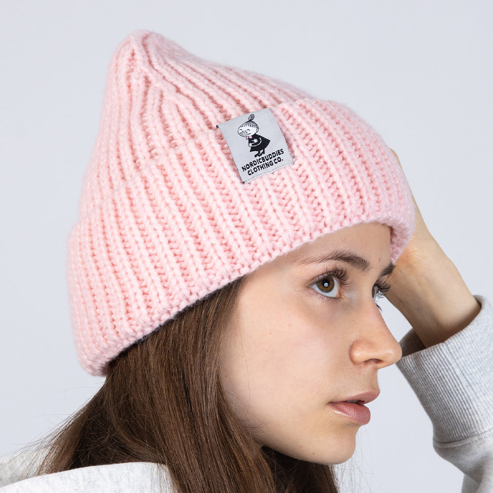 Little My Beanie Adults Lightpink - Nordicbuddies - The Official Moomin Shop