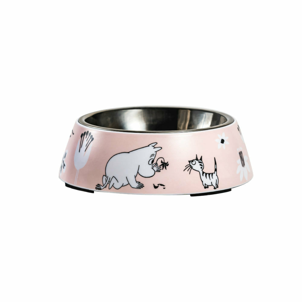 Moomin For Pets Food Bowl Pink S - The Official Moomin Shop