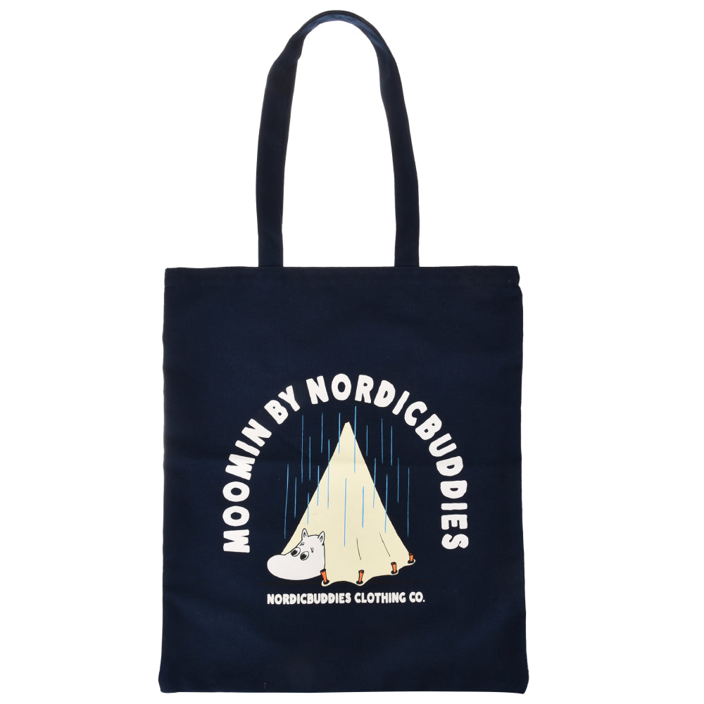 Moomintroll Camping Tote Bag Black - Nordicbuddies - The Official Moomin Shop