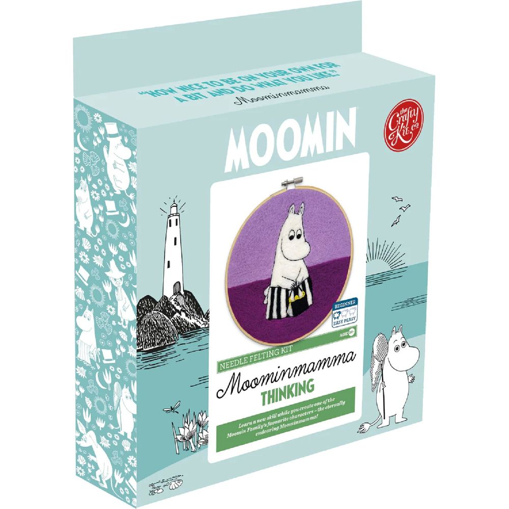 Moominmamma Thinking Needle Felting Kit - Crafty Kit Company - The Official Moomin Shop