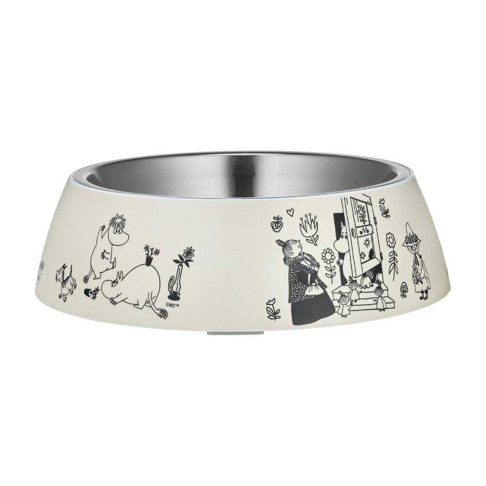 Moomin For Pets Food Bowl Beige XL - Muurla - The Official Moomin Shop