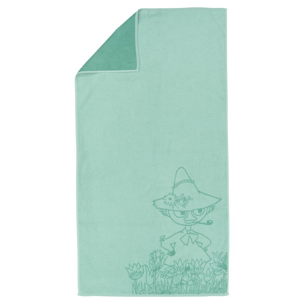 Snufkin Bath Towel 70x140cm Mint - Moomin Arabia - The Official Moomin Shop