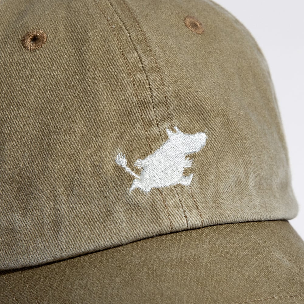 Moomintroll Classics Denim Cap Brown - Nordicbuddies - The Official Moomin Shop