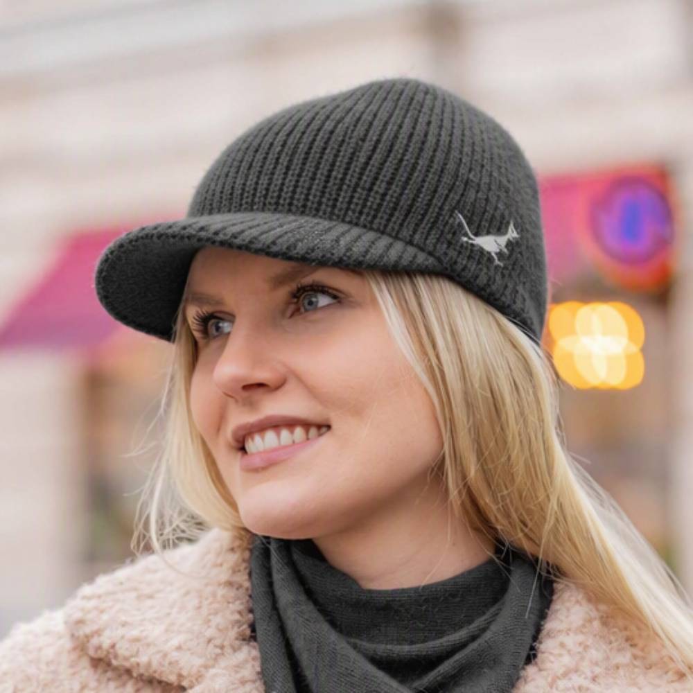 Moomintroll Knitted Cap Grey - The Official Moomin Shop