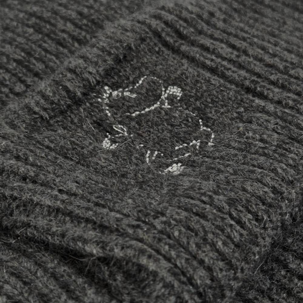 Moomintroll Knitted Beanie With Earflaps Grey - The Official Moomin Shop