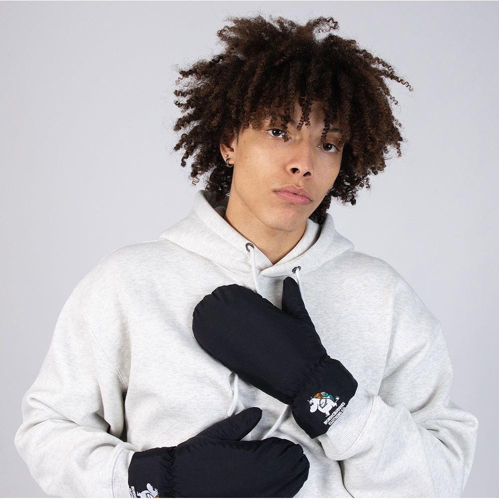 Moomintroll Adventuring Puffer Mittens Adults - Nordicbuddies - The Official Moomin Shop