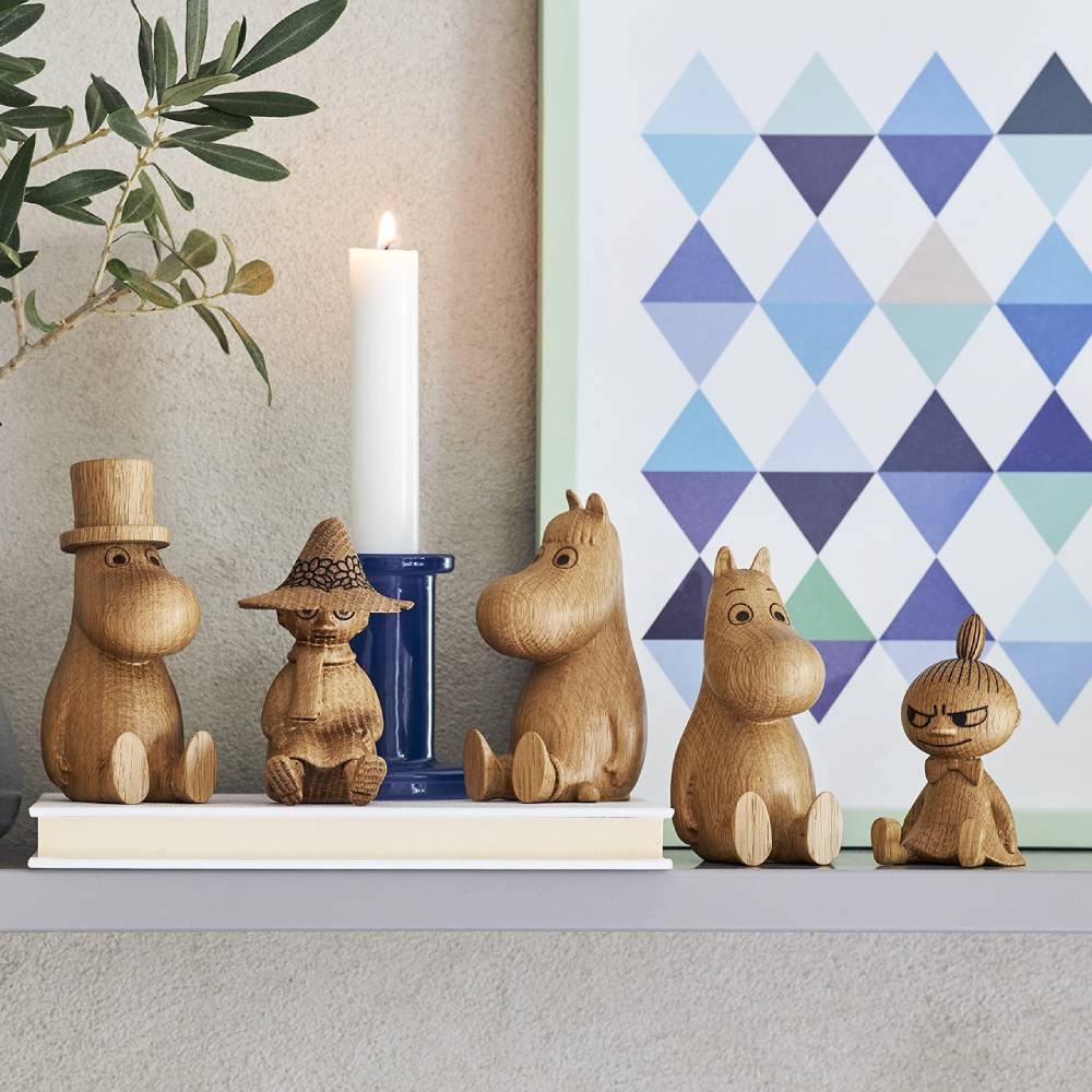 Snufkin Wooden Figurine 9cm - The Official Moomin Shop