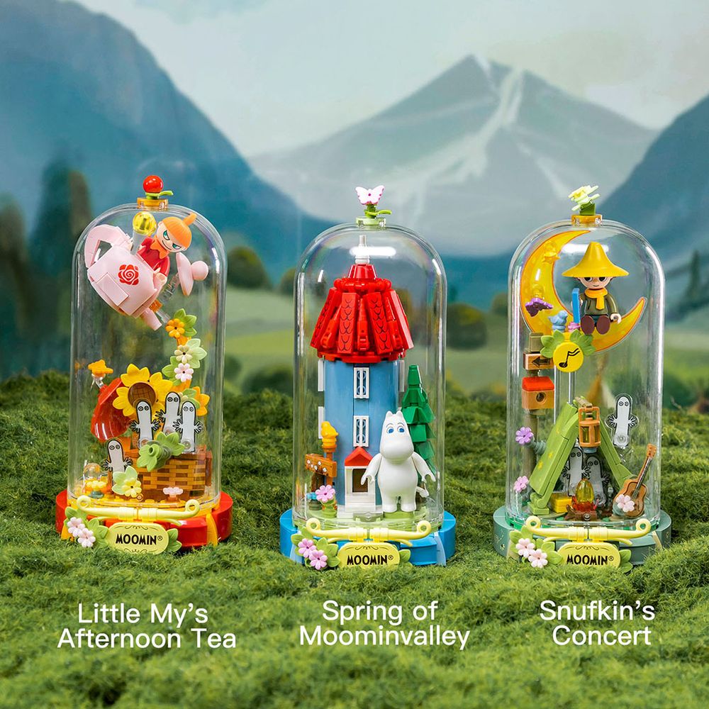 Snufkin's Concert Building Block Model - The Official Moomin Shop