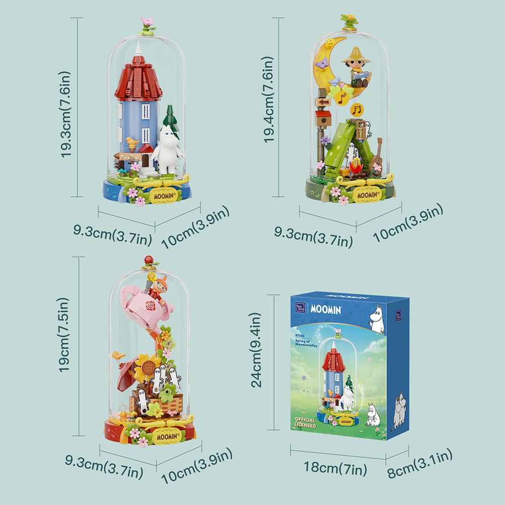 Little My's Afternoon Tea Building Block Model - The Official Moomin Shop