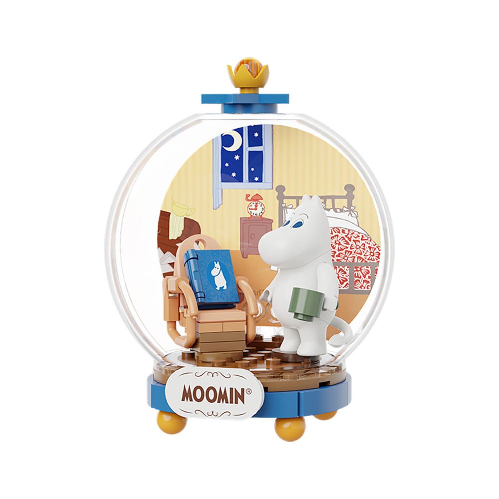 Moomintroll's Leisurely Time Building Block Model - The Official Moomin Shop