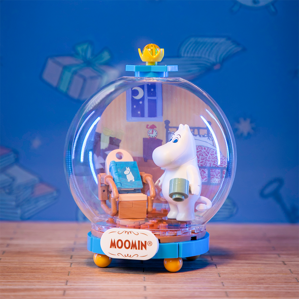 Moomintroll's Leisurely Time Building Block Model - The Official Moomin Shop