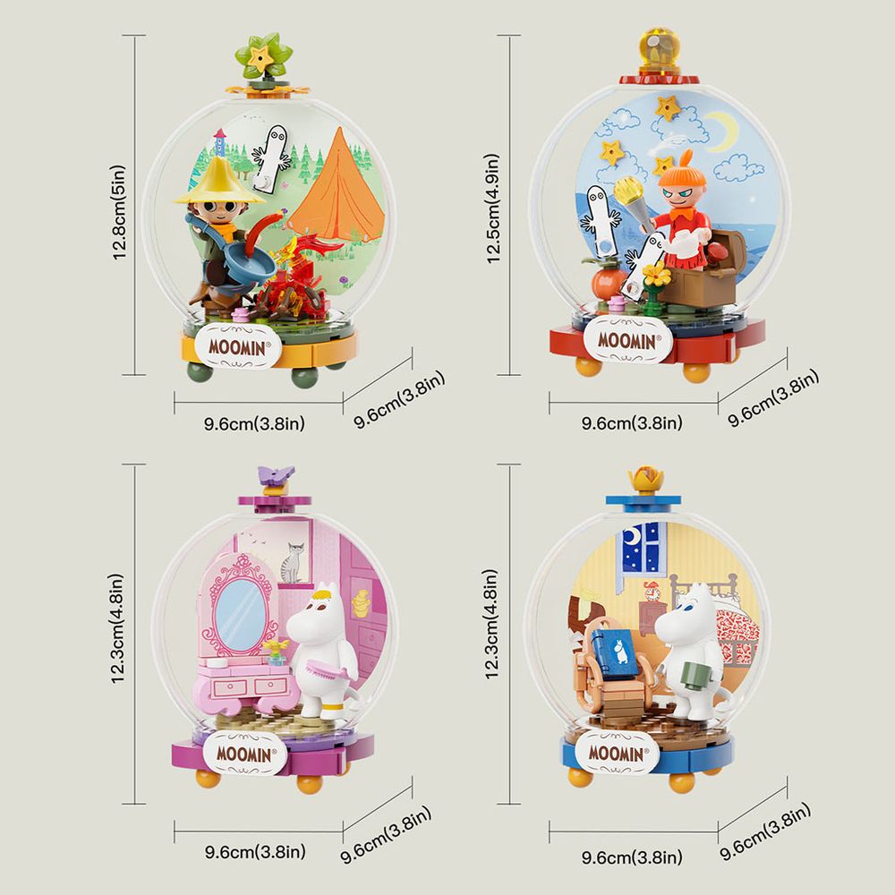 Snorkmaiden's Dresser Building Block Model - The Official Moomin Shop