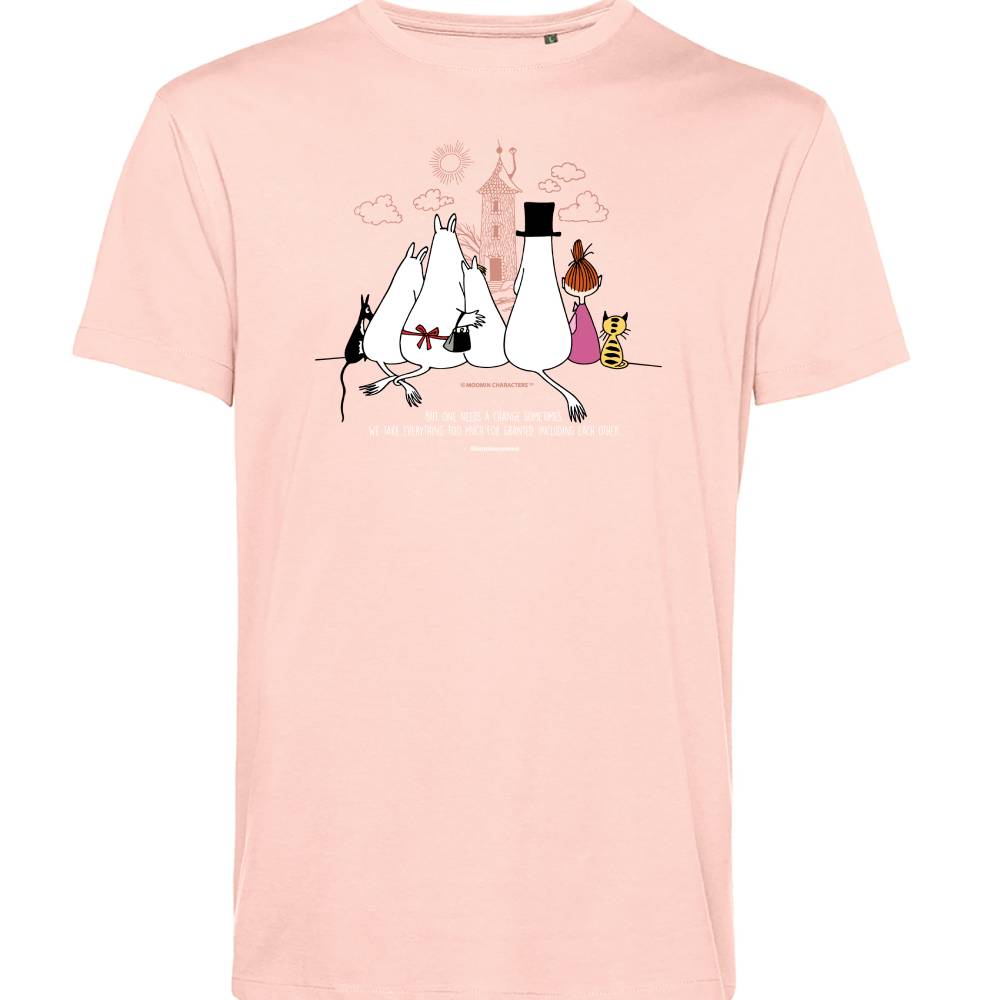 Moomin Change T-shirt Rose - Mikebon - The Official Moomin Shop