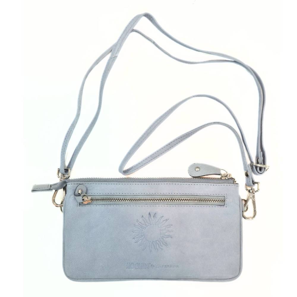 Moomintroll Leather Purse Blue - The Official Moomin Shop