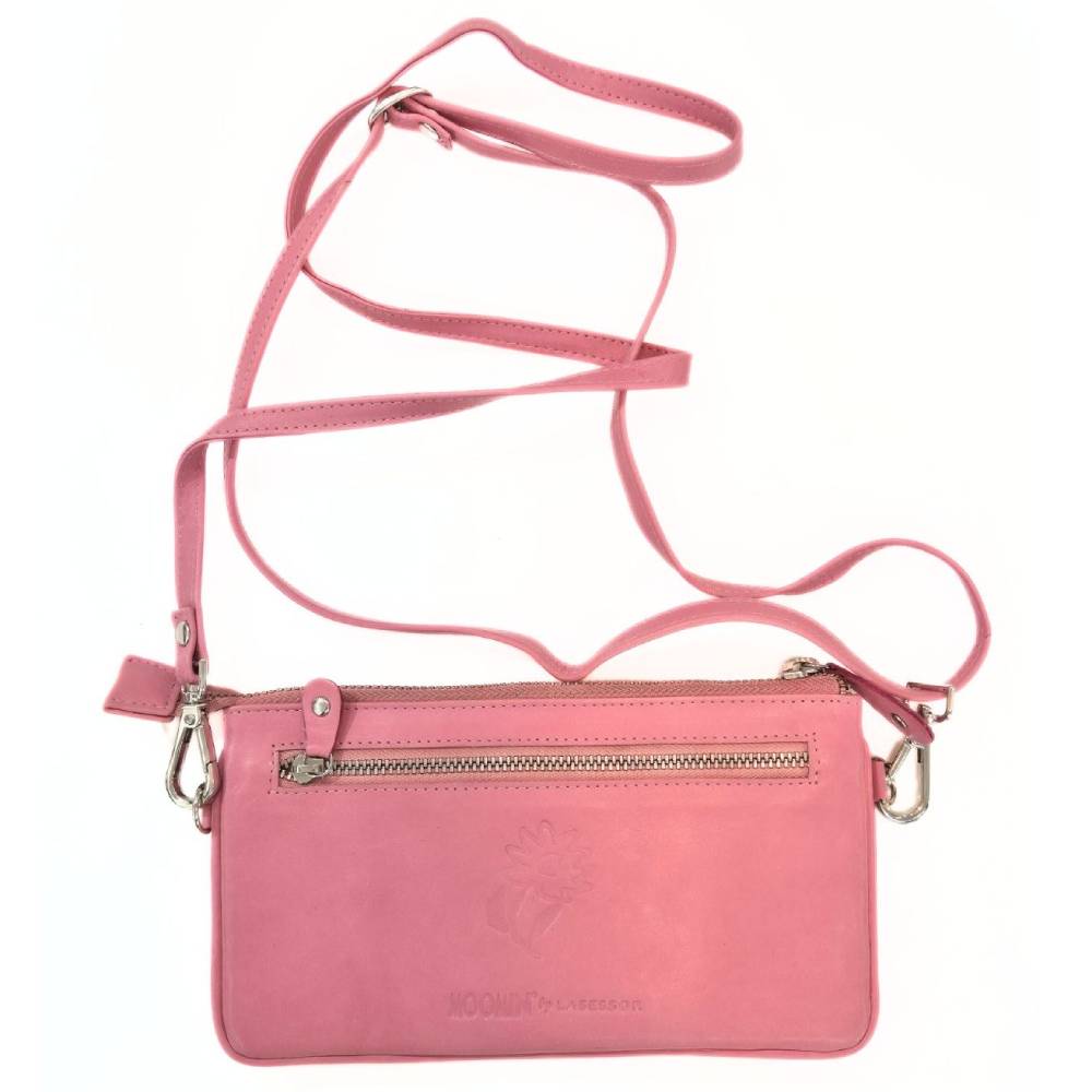 Little My Leather Purse Fuchsia - The Official Moomin Shop