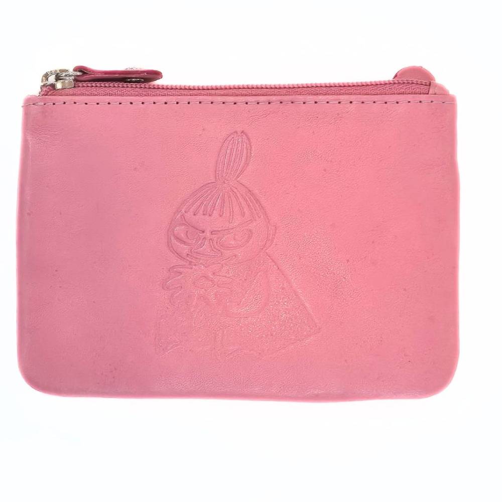 Little My Leather Coin Wallet Fuchsia - The Official Moomin Shop