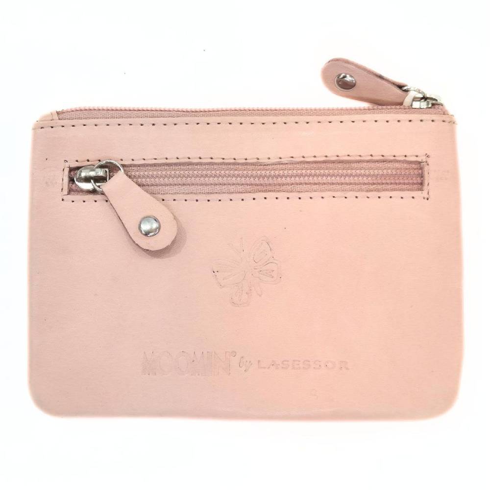 Moomin Hug Leather Coin Wallet Rosa - The Official Moomin Shop