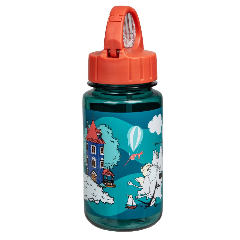 Moomin Home Yard Water Bottle 3,5dl Teal - The Official Moomin Shop