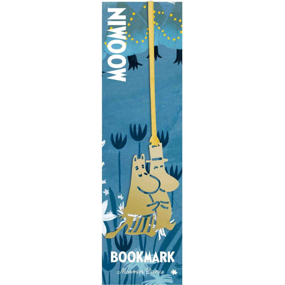 Moominmamma & Moominpappa Dancing Bookmark Gold - The Official Moomin Shop