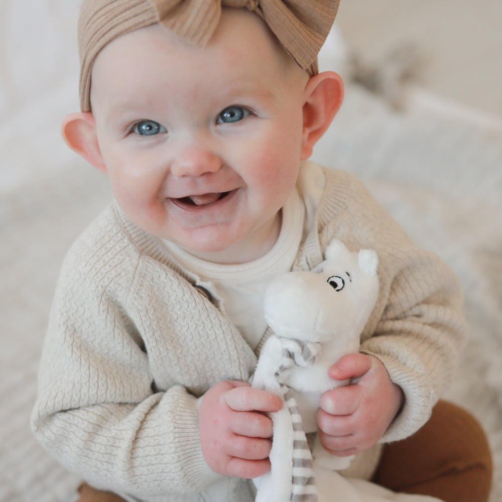 Moomintroll Baby Cuddle Blanket Grey - The Official Moomin Shop