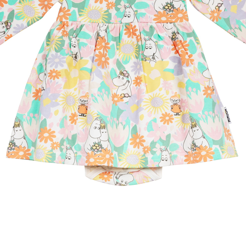 Moomin Summerly Bodysuit Dress White - Martinex - The Official Moomin Shop