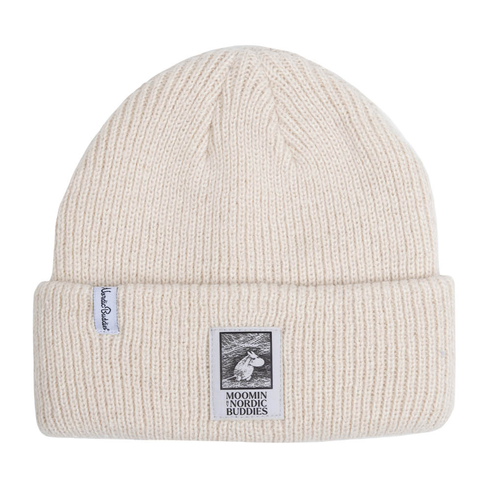 Moomintroll Beanie Adults Beige - Nordicbuddies - The Official Moomin Shop